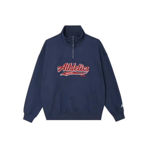 New Balance совместный бренд Спортивный и досуг Толстовка Мужской Синий