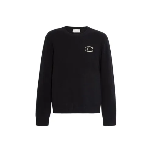 COACH Кашемир Свитер Мужской Черный