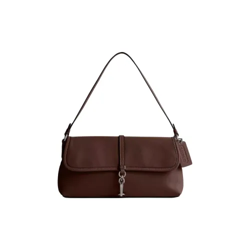 COACH Hamptons Дубленая кожа Сумка Сумка через плечо Средняя Женская