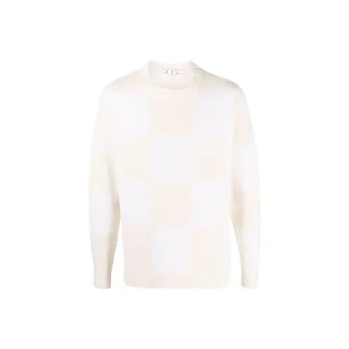 Off Белый FW21 Бежевый Мужские Свитера