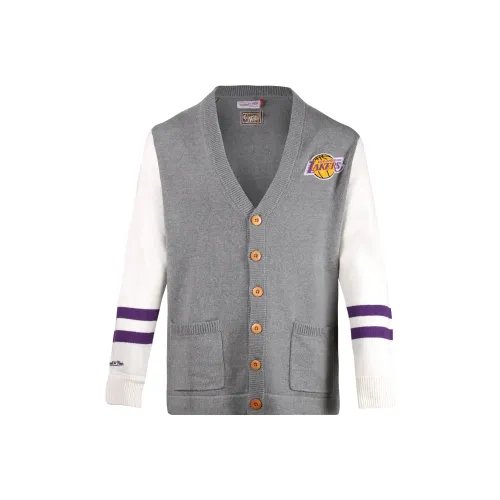 Mitchell Ness Серый Унисекс Свитеры