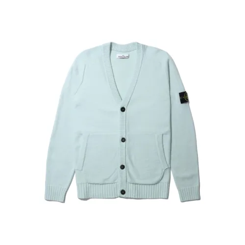 Stone Island Светло-зеленые Мужские Свитера