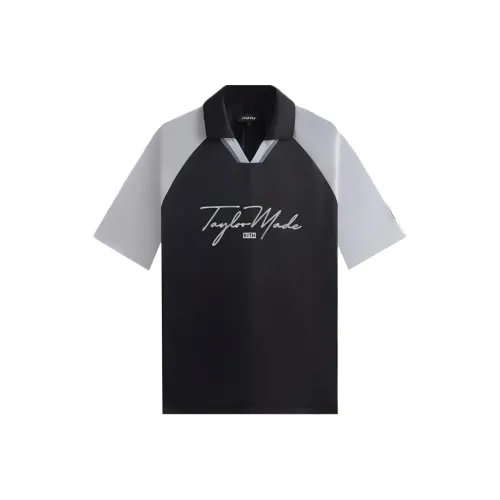 KITH x TaylorMade SS24 Поло Унисекс Черный Белый