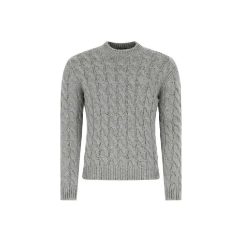 PRADA Серые Мужские Свитера