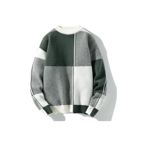 BEENTRILL Свитер Унисекс Армейский Зеленый