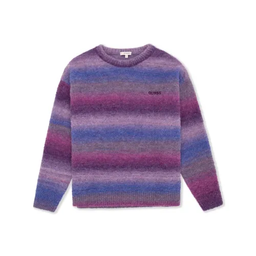 GUESS Свитер Унисекс Фиолетовый Градиент