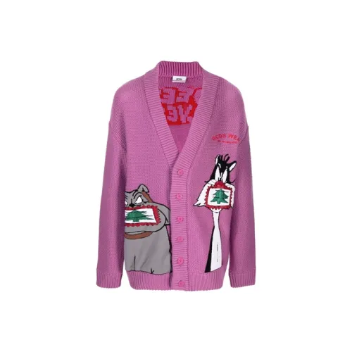 GCDS Фиолетовые Мужские Свитера