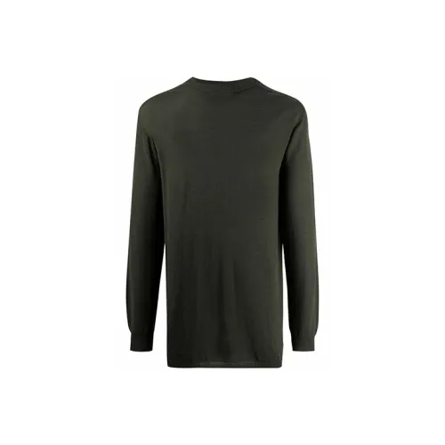 RICK OWENS совместный бренд Оливково-зеленые Мужские Свитера