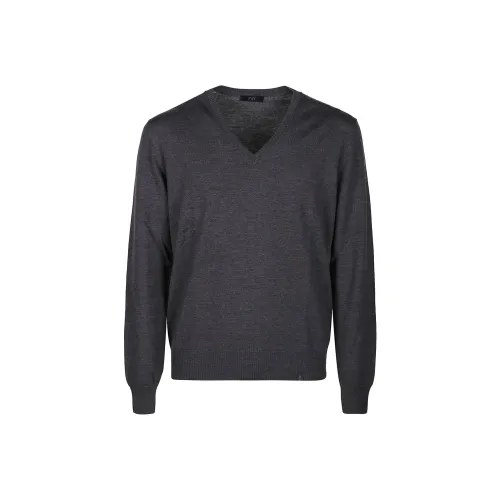 Fay Темно-серые Мужские Свитера
