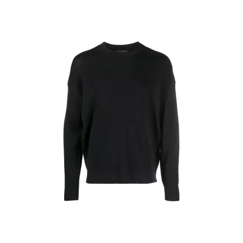 EMPORIO ARMANI Морской синий Мужские свитеры