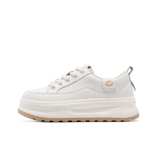 C°BANNER Низкий Топ Casual Женский Бежевый Абрикос