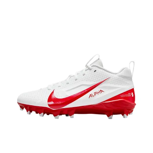 Nike Alpha Menace 4 Поддержка Футбольные бутсы Унисекс Белый Красный