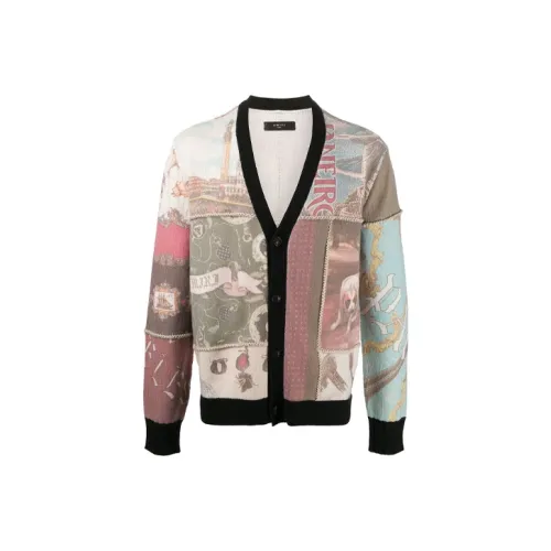 AMIRI SS21 Кашемир Свитер Мужской Многоцветный