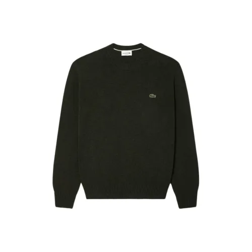 LACOSTE Свитер Мужской Темно-хаки Зеленый