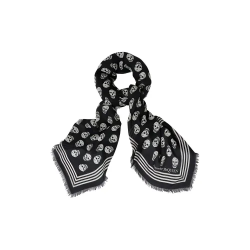 Alexander McQueen Шелковые шарфы Унисекс