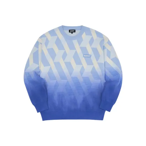 Nerdy Синий Унисекс Свитеры