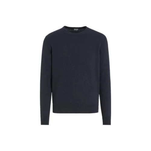 Ermenegildo Zegna Морской Синий Мужской Кашемировые Свитера