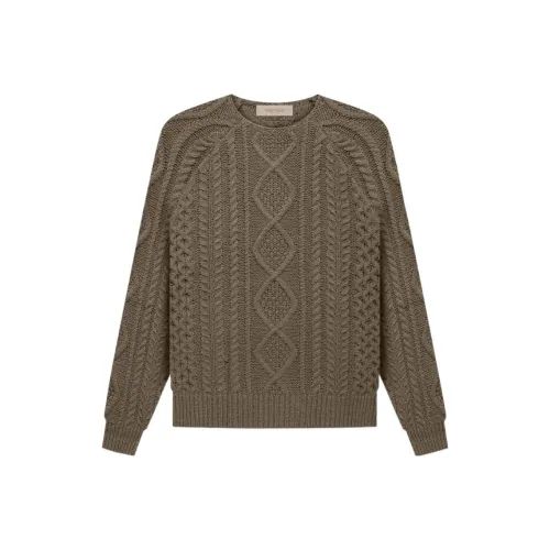 Fear of God Essentials Древесно-кофейный Унисекс Свитеры