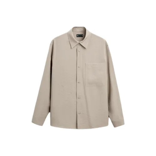 ZARA Серые Мужские Рубашки