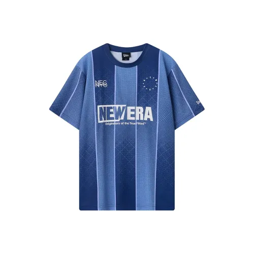 New Era Синий Унисекс Футболка