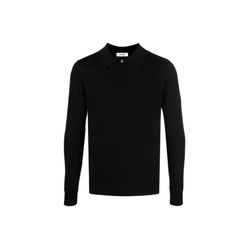 Sandro Мужские черные свитеры