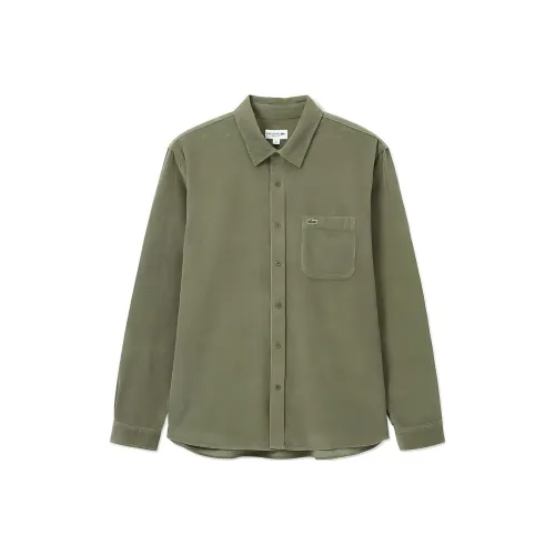 Рубашка LACOSTE Collaboration Унисекс Хаки Зеленая