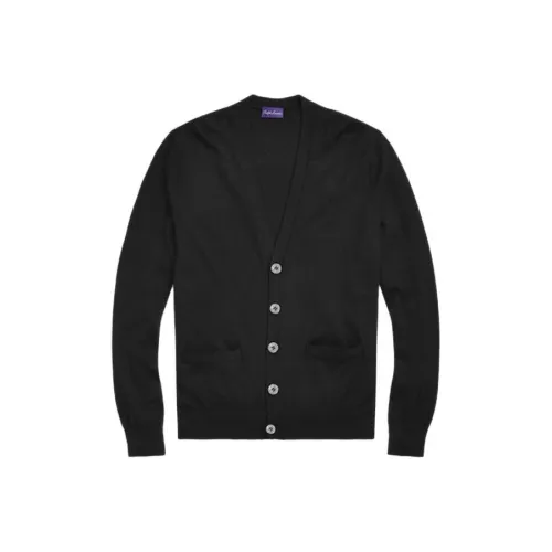 Ralph Lauren Purple Label FW22 Трикотаж Мужской Черный