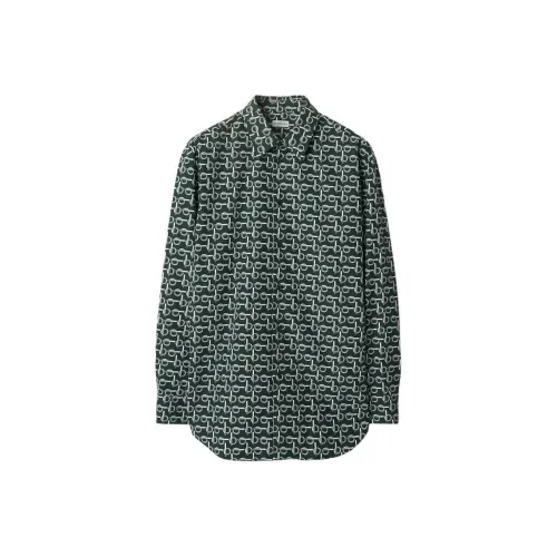 Burberry Зеленые Мужские Рубашки