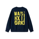 Темно-синий (Желтый текст)