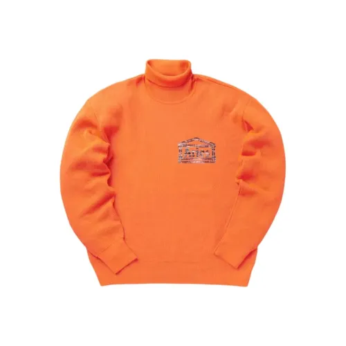 Aries Orange Men's Sweaters Ариес Оранжевый Мужские Свитера