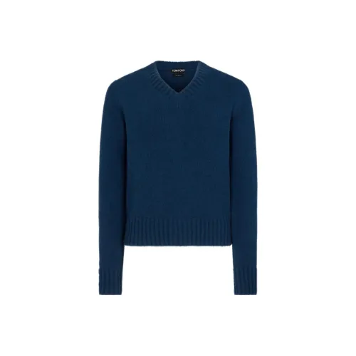 TOM FORD Синие Мужские Свитера