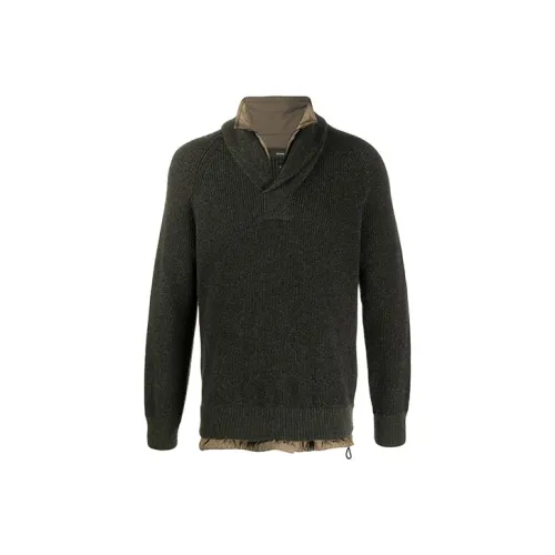 Ermenegildo Zegna Зеленый Мужской Кашемировые Свитера