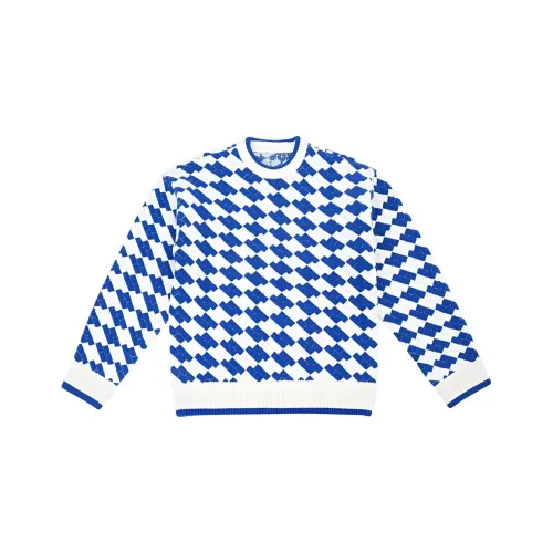 Ader Error FW22 Свитер Мужской Синий Белый