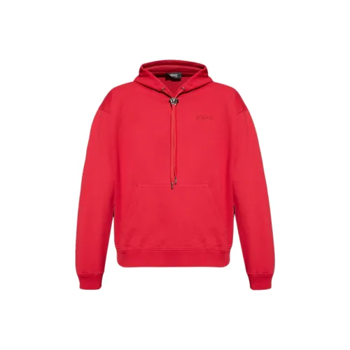 VERSACE Red Men's Sweatshirts VERSACE Красный Мужские Толстовки