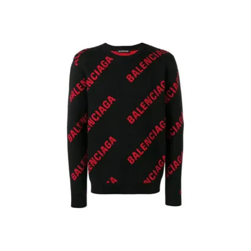 BALENCIAGA Черный Унисекс Свитеры
