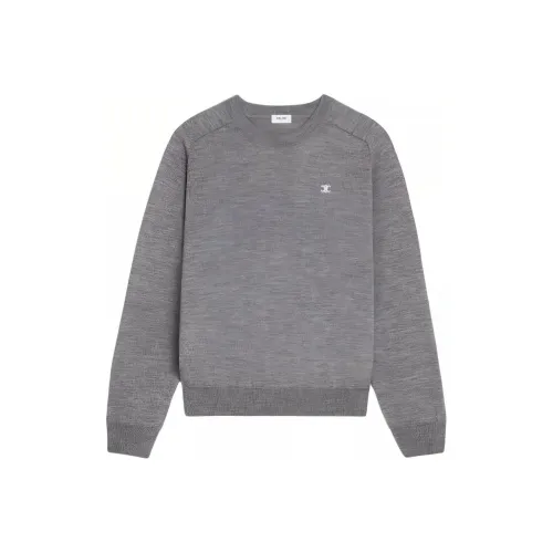 CELINE SS24 Свитер Мужской Средний Серый