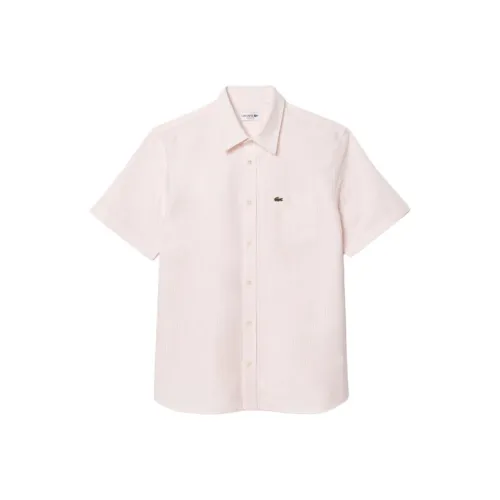 LACOSTE Collaboration Светло-розовые Мужские Рубашки