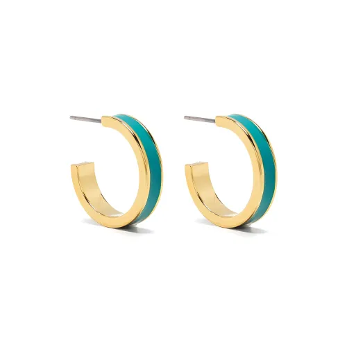 ISABEL MARANT Эмаль Латунь Смола Серьги Женские Зеленый