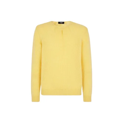 Fendi Желтые Мужские Свитера
