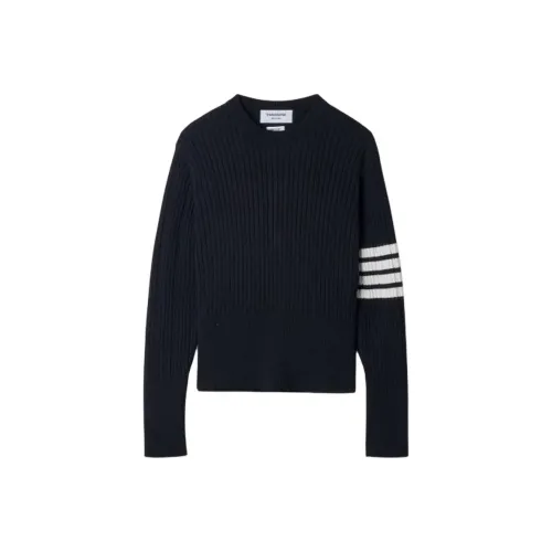 THOM BROWNE Морской синий Мужские свитеры