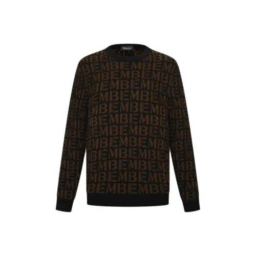 Biyin Leufen Свитер Мужской Кофе