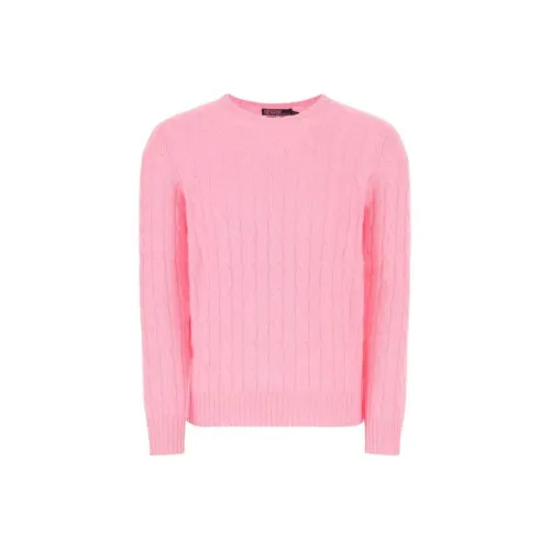 Polo Ralph Lauren FW22 Кашемировый свитер мужской розовый