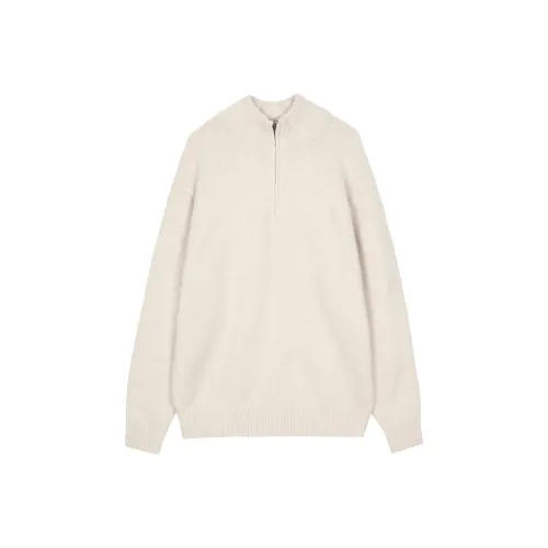 UNIQLO Свитер Мужской Светлый Бежевый