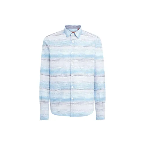 MISSONI Мужские Синие Рубашки