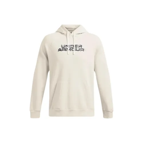 Under Armour Rival Толстовка Мужская Белый Топ Черный