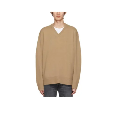 Acne Studios Свитер Мужской Светло-Коричневый