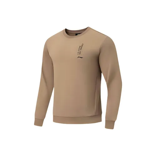 LINING Sports Life Collection Толстовка Мужская Светлый Каштановый Коричневый