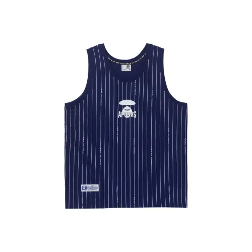 AAPE Темно-синий NYK Мужские Майки