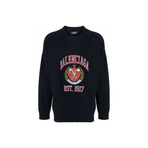 Balenciaga Мужские черные свитеры