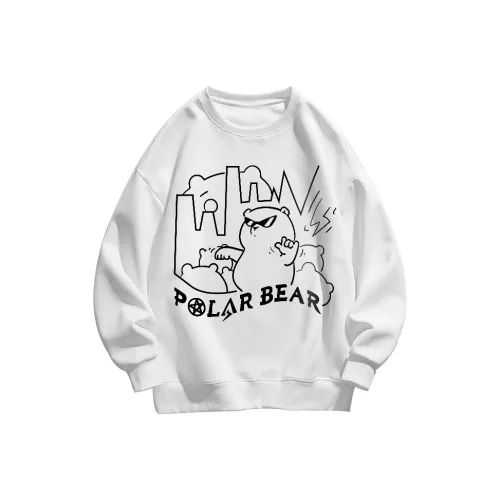 Белый медведь Унисекс Толстовки
